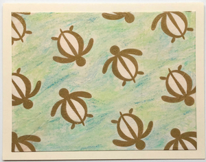Tropical Impression Art Card (TI-0329a) 5.5" W  x  4.25" H