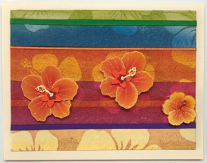 Tropical Impression Art Card (TI-0350) 5.5" W  x  4.25" H