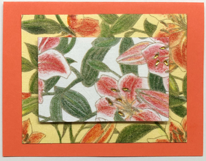 Tropical Impression Art Card (TI-0356) 5.5" W  x  4.25" H