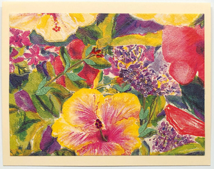 Tropical Impression Art Card (TI-0373) 5.5" W  x  4.25" H