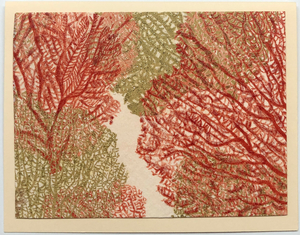 Tropical Impression Art Card (TI-0380) 5.5" W  x  4.25" H