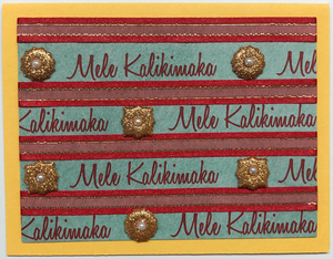 Tropical Impression Art Card (TI-0387) 5.5" W  x  4.25" H Tropical Impression Art Card (TI-0387) 5.5" W  x  4.25" H