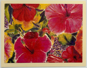 Tropical Impression Art Card (TI-0399) 5.5" W  x  4.25" H