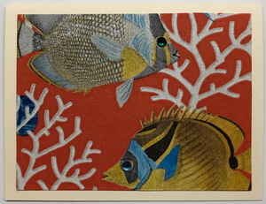 Tropical Impression Art Card (TI-0409) 5.5" W  x  4.25" H