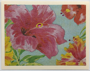 Tropical Impression Art Card (TI-0418) 5.5" W  x  4.25" H