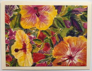 Tropical Impression Art Card (TI-0420) 5.5" W  x  4.25" H