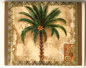 Tropical Impression Art Card (TI-0437) 5.5" W  x  4.25" H