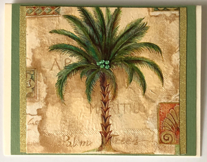 Tropical Impression Art Card (TI-0442) 5.5" W  x  4.25" H