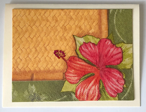 Tropical Impression Art Card (TI-0450) 5.5" W  x  4.25" H
