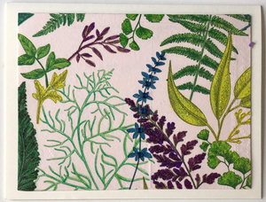 Tropical Impression Art Card (TI-0471) 5.5" W  x  4.25" H