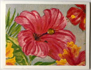 Tropical Impression Art Card (TI-0472) 5.5" W  x  4.25" H