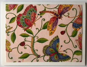 Tropical Impression Art Card (TI-0473) 5.5" W  x  4.25" H