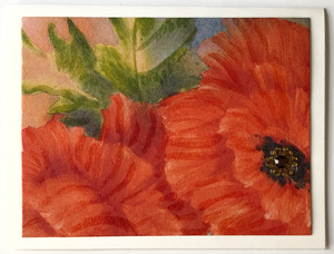 Tropical Impression Art Card (TI-0474) 5.5" W  x  4.25" H