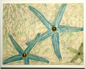 Tropical Impression Art Card (TI-0488) 5.5" W  x  4.25" H