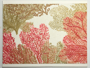 Tropical Impression Art Card (TI-0489) 5.5" W  x  4.25" H