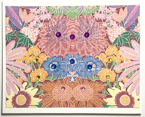 Tropical Impression Art Card (TI-0490) 5.5" W  x  4.25" H