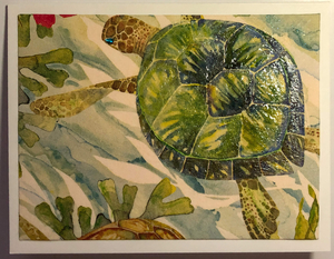 Tropical Impression Art Card (TI-0491) 5.5" W  x  4.25" H Tropical Impression Art Card (TI-0491) 5.5" W  x  4.25" H