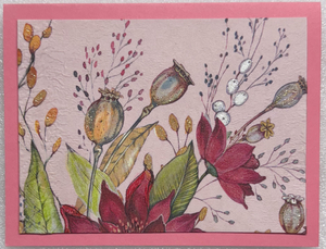 Tropical Impression Art Card (TI-0494) 5.5" W  x  4.25" H