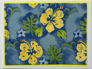 Tropical Impression Art Card (TI-0495) 5.5" W  x  4.25" H