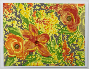 Tropical Impression Art Card (TI-0496) 5.5" W  x  4.25" H