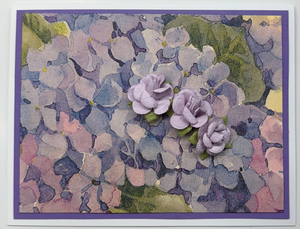 Tropical Impression Art Card (TI-0497) 5.5" W  x  4.25" H