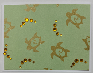 Tropical Impression Art Card (TI-0503) 5.5" W  x  4.25" H