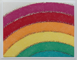 Tropical Impression Art Card (TI-0504) 5.5" W  x  4.25" H