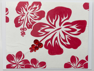 Tropical Impression Art Card (TI-0506) 5.5" W  x  4.25" H