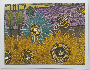 Tropical Impression Art Card (TI-0508) 5.5" W  x  4.25" H