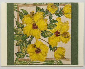 Tropical Impression Art Card (TI-0522) 5.5" W  x  4.25" H