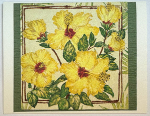 Tropical Impression Art Card (TI-0527) 5.5" W  x  4.25" H