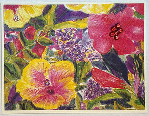 Tropical Impression Art Card (TI-0528) 5.5" W  x  4.25" H