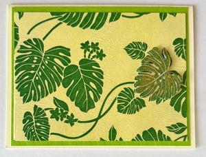 Tropical Impression Art Card (TI-0535) 4.25" W  x  5.5" H Tropical Impression Art Card (TI-0535) 4.25" W  x  5.5" H