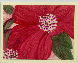 Tropical Impression Art Card (TI-0601) 5.5" W  x  4.25" H Tropical Impression Art Card (TI-0601) 5.5" W  x  4.25" H