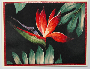 Tropical Impression Art Card (TI-0640) 5.5" W  x  4.25" H