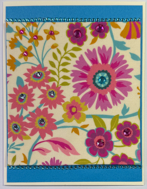 Tropical Impression Art Card (TI-0657) 4.25" W  x  5.5" H