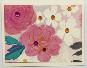 x-Sold-Art-Tropical Impression Art Card (TI-0662) 5.5" W  x  4.25" H