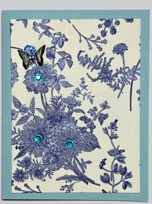 Tropical Impression Art Card (TI-0677) 4.25" W  x  5.5" H