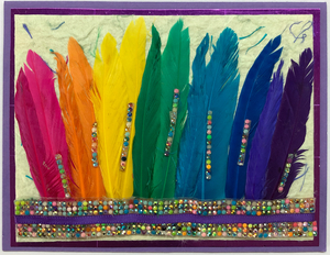 One Of A Kind Art Card (OK-7655) 5.5" W  x  4.25" H One Of A Kind Art Card (OK-7655) 5.5" W  x  4.25" H