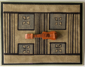 Sold - Use "Contact Linda" to order a similar work. One Of A Kind Art Card (OK-7985) 5.5" W  x  4.25" H