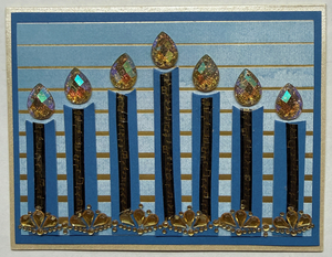 x-Sold-Art-One Of A Kind Art Card (OK-8255) 5.5" W  x  4.25" H