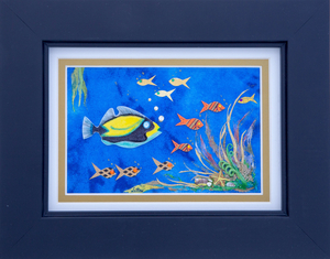 Framed Art (FA-0187): Humuhumunukunuku-apua`a and friends